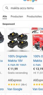 Makita accu of accu s, Ophalen of Verzenden, Zo goed als nieuw