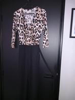 Jumpsuit Luipaardprint Zwart - Maat M, Kleding | Dames, Jumpsuits, Ophalen of Verzenden, Nieuw, Maat 38/40 (M), Zwart