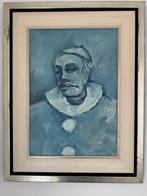 Schilderij van ‘n clown van Evert Slegers, Antiek en Kunst, Ophalen of Verzenden