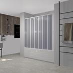 SALE! Flex line vouwdeur badkuip acryl met centrale opening, 120 cm of meer, Binnendeur, Nieuw, Ophalen of Verzenden