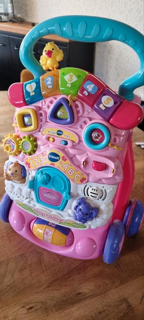 Vtech roze baby Walker loopkar loopwagen rollator babywalker, Kinderen en Baby's, Speelgoed | Vtech, Gebruikt, 6 maanden tot 2 jaar