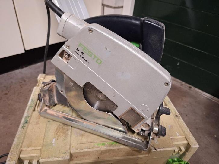 Festool AP55 cirkelzaag in systainer met zaaggeleider 1400, Doe-het-zelf en Verbouw, Gereedschap | Zaagmachines, Cirkelzaag, 1200 watt of meer