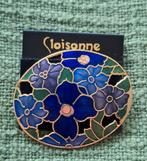 Cloisonne ovale broche in mooie kleuren, Overige materialen, 4 tot 7 cm, Overige kleuren, Nieuw