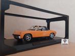 VW-PORSCHE 914-6 1973 in oranje van Norev 1:18