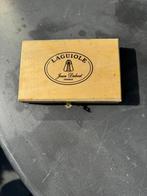 Laguiole Houten kist met 2 zwarte kaasmessers., Ophalen of Verzenden, Zo goed als nieuw, Overige onderwerpen