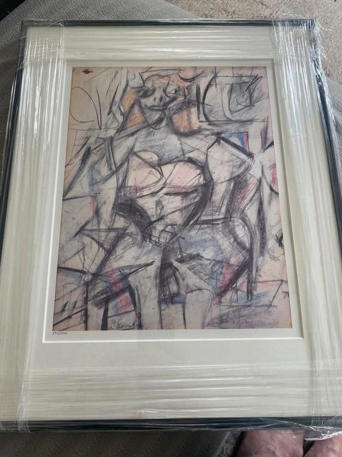Lithografie Willem de Kooning uit 1985, Antiek en Kunst, Kunst | Litho's en Zeefdrukken, Ophalen of Verzenden
