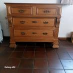 Eikenhouten Commode met Lades, Ophalen, Gebruikt, 100 tot 150 cm, Klassiek