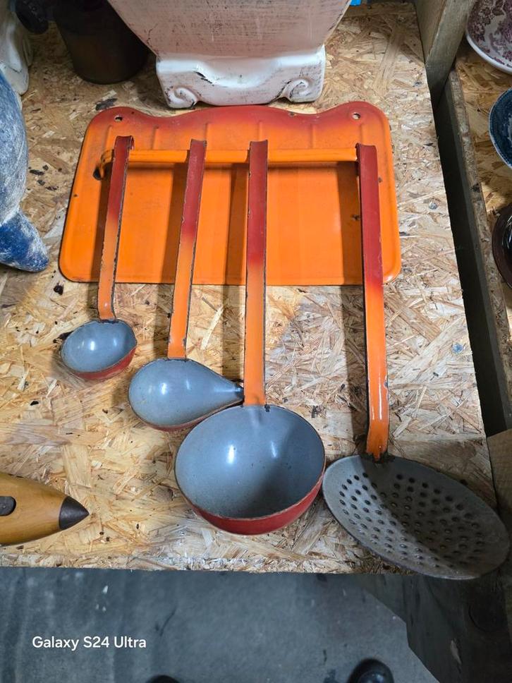 Lepelrek Emaille, Antiek en Kunst, Antiek | Emaille, Ophalen