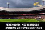 FEYENOORD - NEC Nijmegen Tickets | Betrouwbare Kaarten, Tickets en Kaartjes, Losse kaart, Drie personen of meer, November