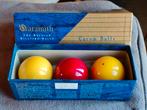 Professionele Super Aramith Luxe Biljartballen – Als Nieuw!, Ophalen of Verzenden, Zo goed als nieuw, Keu of Ballen