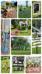 Bruiloftdecoraties - Complete Set - Veel huwelijksdecoraties, Ophalen, Zo goed als nieuw, Versiering, Geboorte of Huwelijk
