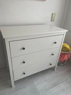 Ikea Hemnes Ladenkast 3 lades, wit gebeitst, 108 x 96 cm, 5 laden of meer, Zo goed als nieuw, Minder dan 100 cm, 25 tot 50 cm