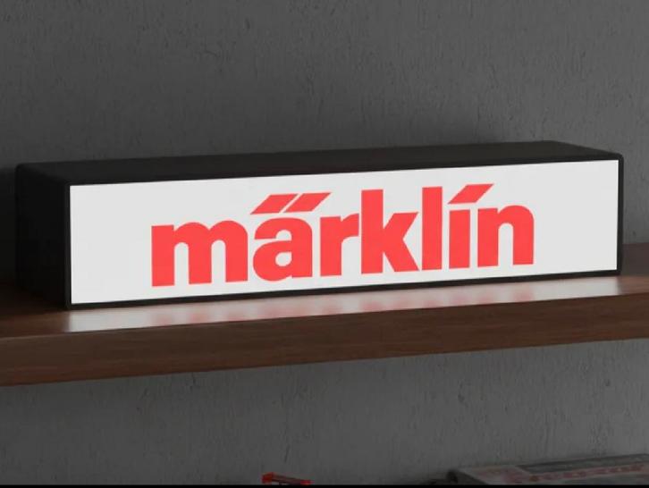 Marklin logo lamp, Hobby en Vrije tijd, Modeltreinen | H0, Nieuw, Gelijkstroom of Wisselstroom, Overige merken, Ophalen of Verzenden