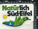 Sticker: Naturlich Sud Eifel - Bitburg (3), Verzenden, Zo goed als nieuw, Dier en Natuur