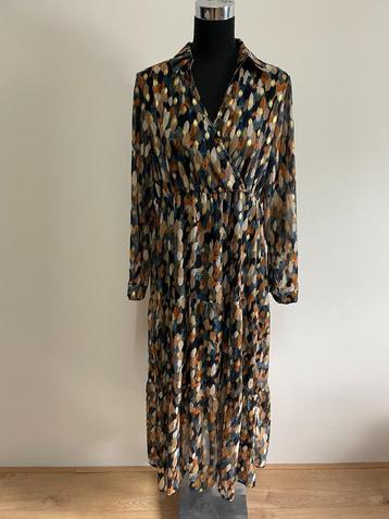 J200 - Fleurige R&F maxi dress maat L (1) beschikbaar voor biedingen