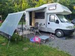 Fiat Ducato 1.9 TDI - Top staat, Caravans en Kamperen, Campers, Alkoof, Ringverwarming, Luifel, Treinzit