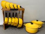 Le Creuset Pannenset Geel, Ophalen, Gebruikt, Pannenset, Gietijzer