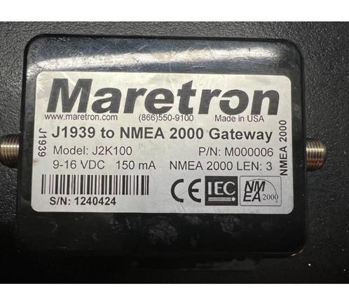 Maretron NMEA 2000 J1939 naar NMEA 2000 brug - J2K100-01, Watersport en Boten, Navigatiemiddelen en Scheepselektronica, Zo goed als nieuw