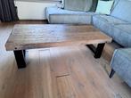 Houten salontafel railway hout, Ophalen, 100 tot 150 cm, 50 tot 100 cm, Zo goed als nieuw