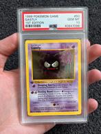 Pokémon PSA 10 - 1st edition - Gastly #50 Base set TCG, Hobby en Vrije tijd, Ophalen of Verzenden, Nieuw, Losse kaart, Foil