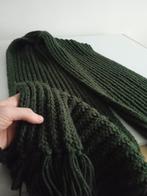 Vintage khaki groenen classy sjaal, Verzenden, Maat 46/48 (XL) of groter, Zo goed als nieuw, Vintage
