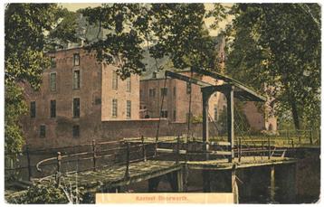 910531 Doornwerth kasteel 1918 Postzegel afgeweekt  beschikbaar voor biedingen