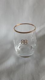 BAILEYS glas, gouden logo, Verzamelen, Ophalen of Verzenden, Zo goed als nieuw, Borrel- of Shotglas