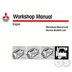 MITSUBISHI All SERIES ENGINE WORKSHOP MANUAL, Verzenden