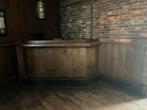Dj booth ombouw/ ontvangstbalie /kleine bar/ houten meubel, Huis en Inrichting, Barren, Ophalen, Zo goed als nieuw
