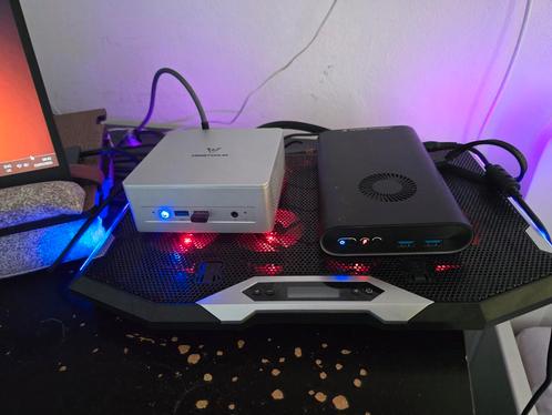 Minisforum UM880 plus met ONEXGPU RX7600MXT, Computers en Software, Desktop Pc's, Zo goed als nieuw, SSD, 64 GB of meer, Ophalen of Verzenden
