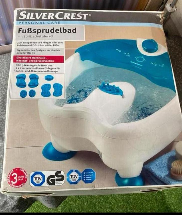 Voetbubbelbad - Ontspanning voor je voeten!, Witgoed en Apparatuur, Persoonlijke-verzorgingsapparatuur, Gebruikt, Hand- en Voetverzorging