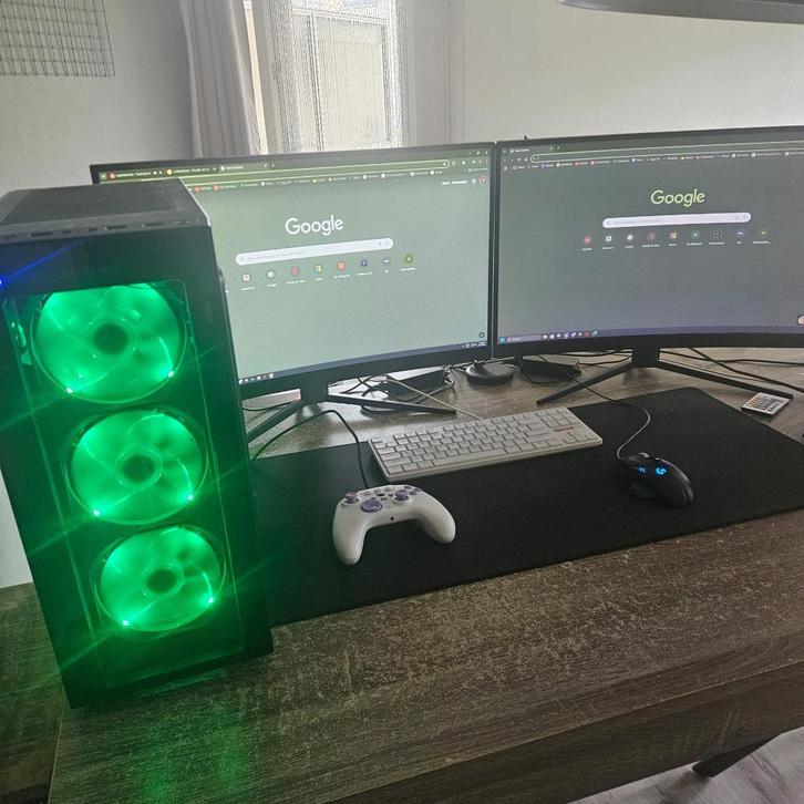 Game pc MOET WEG!, Computers en Software, Desktop Pc's, Zo goed als nieuw, 3 tot 4 Ghz, HDD, SSD, 16 GB, Met videokaart, Gaming