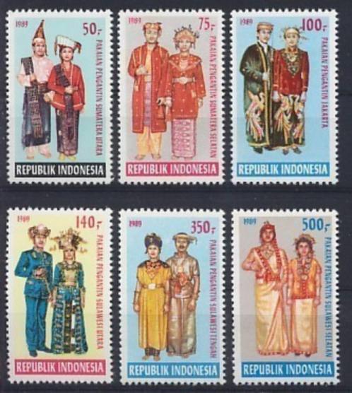 Indonesie Zonnebloem nr 1402/7 postfris 1989, Postzegels en Munten, Postzegels | Azië, Postfris, Zuidoost-Azië, Ophalen of Verzenden