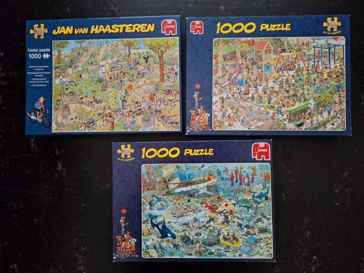 Jan van Haasteren - 1000 stukjes, Hobby en Vrije tijd, Denksport en Puzzels, Zo goed als nieuw, Legpuzzel, 500 t/m 1500 stukjes