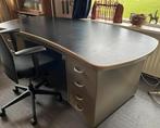 Gispen bureau, industrieel LIPS president niervormig bureau, Ophalen of Verzenden, Gebruikt