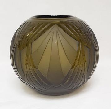 Legras vaas art deco geometrisch. beschikbaar voor biedingen