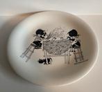 Ontbijtbordje met Jip en Janneke aan tafel. Drsn. 19 cm., Ophalen of Verzenden, Zo goed als nieuw