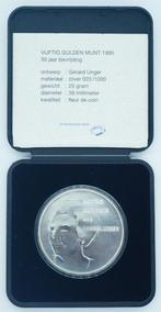 Nederland 50 Gulden 1995 50 jaar bevrijding Zilver FDC in do, Postzegels en Munten, Munten | Nederland, Koningin Beatrix, Zilver