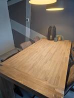 Mooie houten eetkamertafel, Ophalen, 100 tot 150 cm, Vijf personen of meer, 150 tot 200 cm