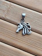 Sterling zilver paard kettinghanger, Ophalen of Verzenden, Zo goed als nieuw, Zilver, Dier