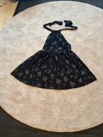 Jurk maat 40 zwart  leuke applicaties zgan, Kleding | Dames, Maat 38/40 (M), Zwart, Ophalen of Verzenden, Zo goed als nieuw