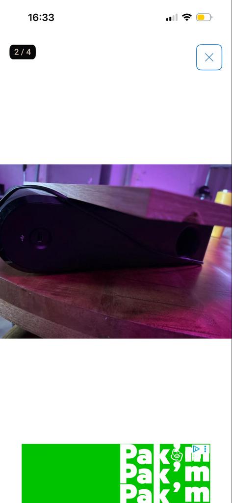 JBL Cinema Base soundbar, Ophalen, Gebruikt