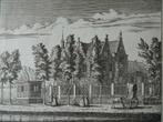 Gravure huis De Haring, bij Loenersloot, A. Rademaker 1730, Antiek en Kunst, Verzenden