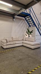 SHOWMODEL – Nova Lounge Hoekbank 315x260  Beige Bouclé Stof, Ophalen of Verzenden, Vierpersoons of meer, 300 cm of meer, Nieuw
