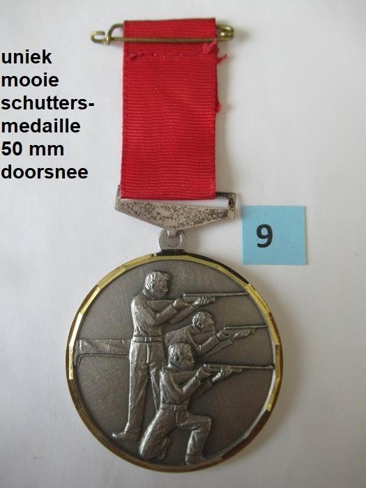 schietsport, hele mooie medaille geweerschieten, (9), Postzegels en Munten, Penningen en Medailles, Overige materialen, Nederland
