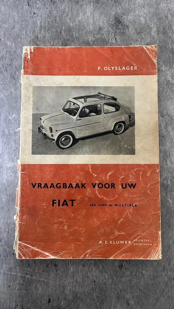 Vraagbaak Fiat 600, Ophalen of Verzenden