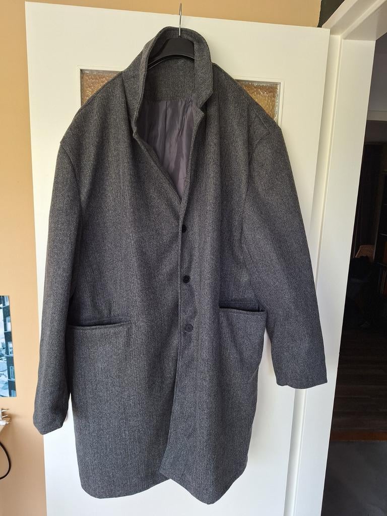 Mooie grote herenjas, Ophalen, Zo goed als nieuw, Overige maten, Grijs