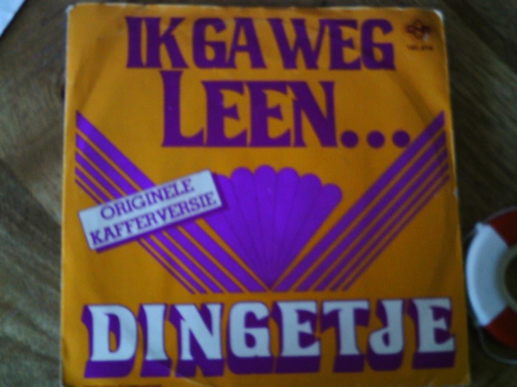dingetje - ik ga weg leen... 15mrt, Cd's en Dvd's, Vinyl Singles, 7 inch, Single, Ophalen of Verzenden, Zo goed als nieuw