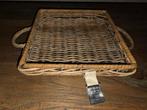 Riviera Maison Klein Dienblad - Rotan, Ophalen of Verzenden, Zo goed als nieuw, Rond, Hout