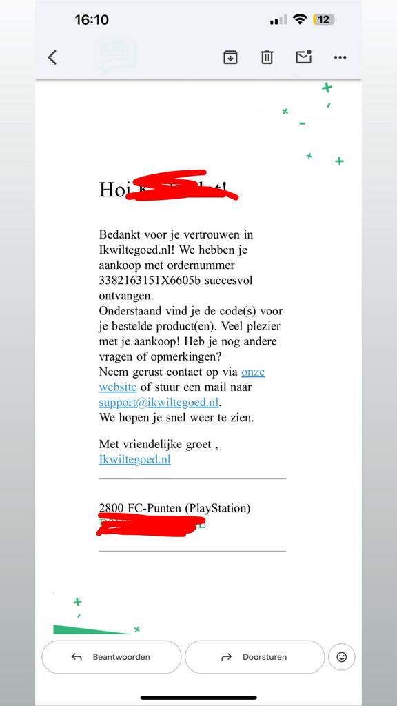 2800 FC-Punten PlayStation - Digitale Code, Eén persoon, Kortingsbon